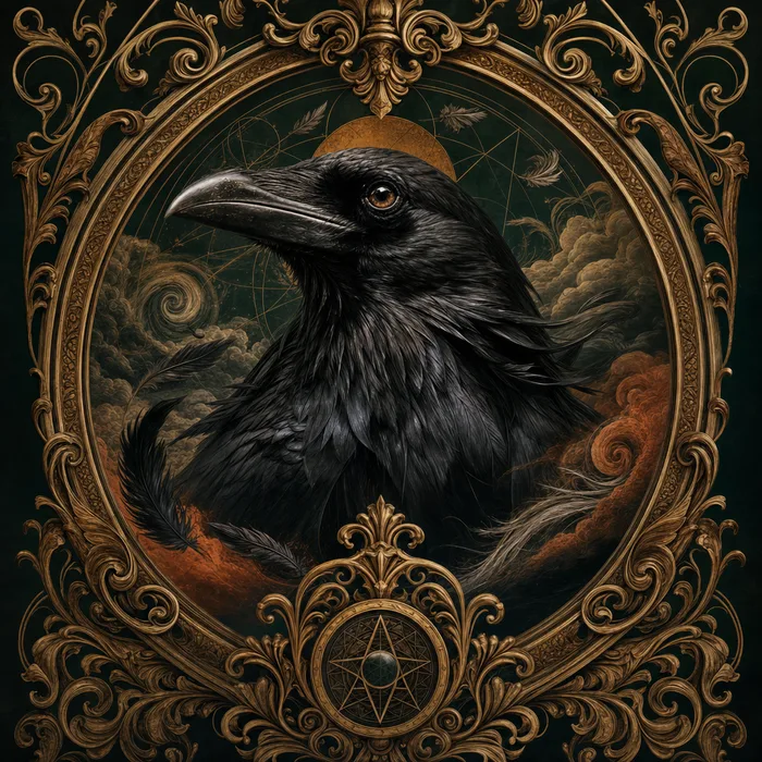 Corbeau ornemental