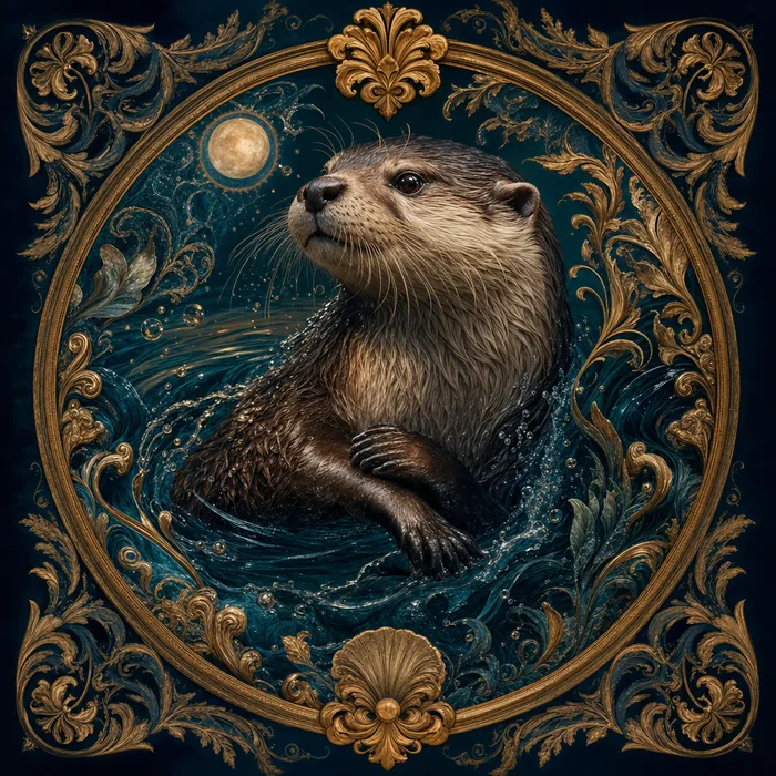 Loutre ornemental